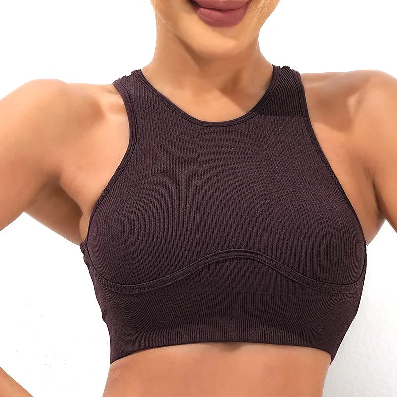 botee sports vestshock-absorbinghigh-strength running and fitnessthreaded and hollowed-out beautiful backight yoga bra