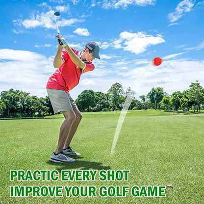 50Pcs Pack Multicolor Plastic Golf Training Balls Airflow Hollow 42mm 26 Holes Golf Balls For Driving Range Swing Practice Ball