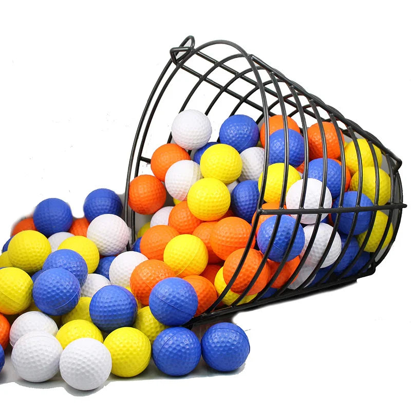 PU Foam Golf Balls Indoor Outdoor Training Colorful Practice Soft Foam Golf Ball Limited Flight Golf Practice Balls Gift