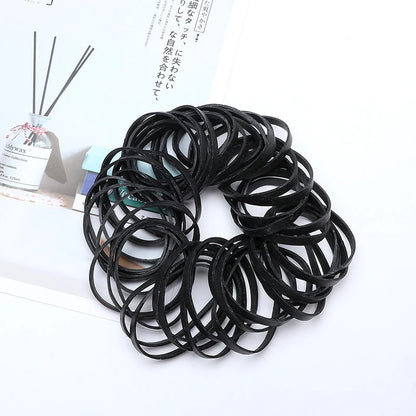Black Rubber Band High-elasticity Rubber Band Durable Rubber Ring Tension-resistant Rubber Band Non-fading Rubber Ring