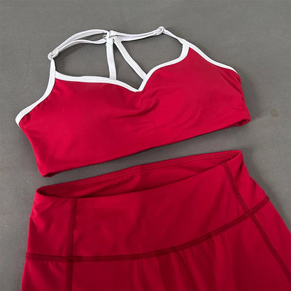 Tie-dye yoga suit long-sleeved hip-lifting trousers fitness clothes hollow seamless training sportswear yoga set sport set women