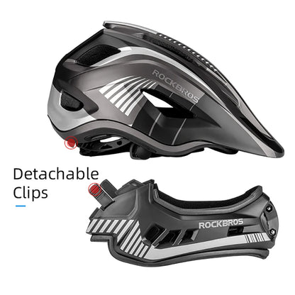 ROCKBROS Child Bicycle Helmet MTB Security Impact Resistant Cycling Helmet Teenagers Sports Safety Protection Helmet Scooter