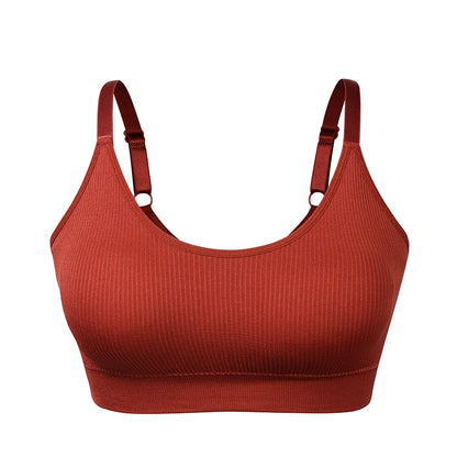 Sports Yoga Bra Women Seamless Padded Sports Bra Fitness Running Gym Bra Sports Underwear Push Up Sport Bra for Cup A B