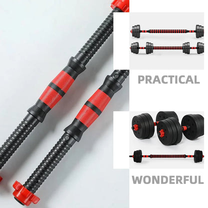 Durable Dumbbell Bar Set Connecting Rod For Training Dumbbells Equipment Fitness Body Building Gym Accessories Weightlifting