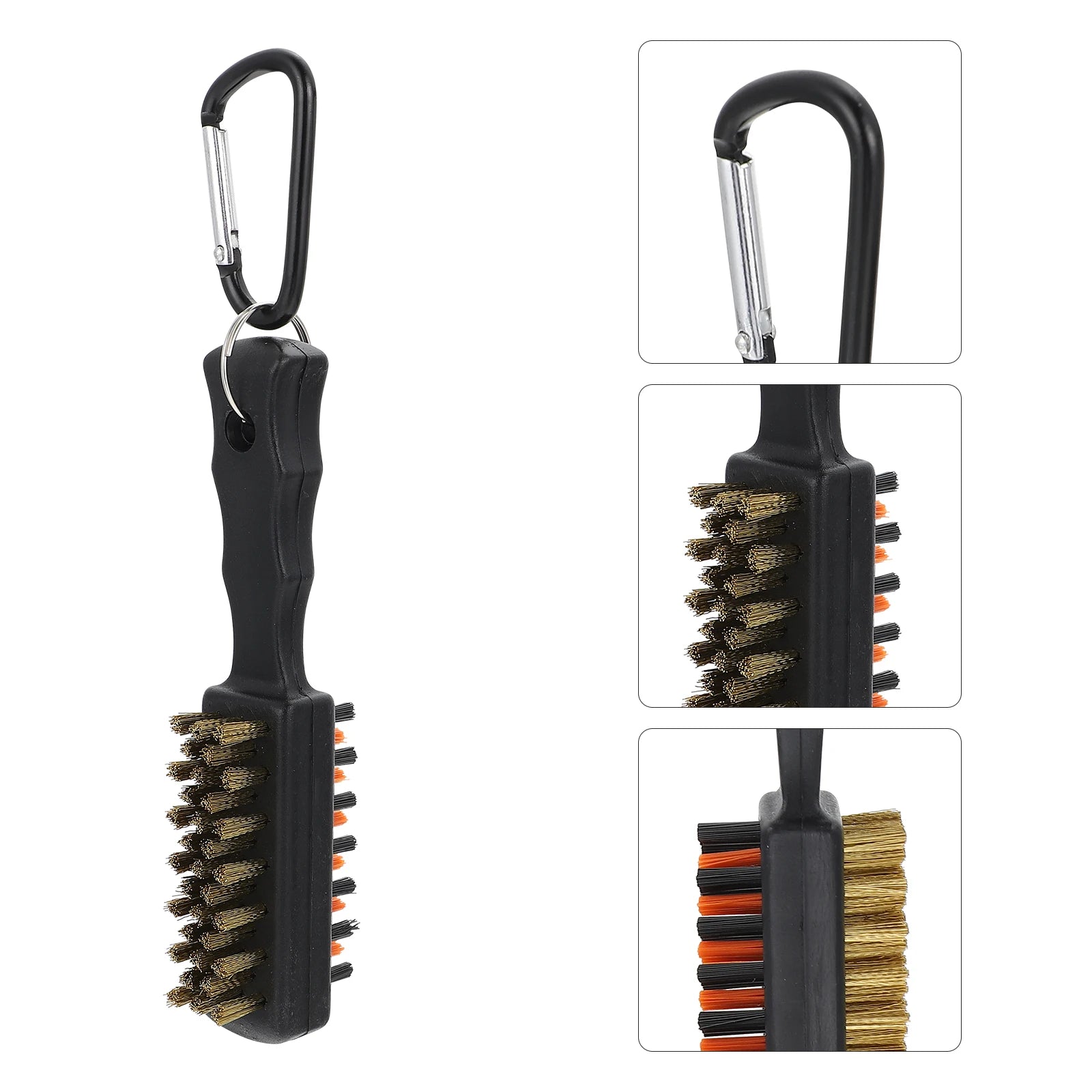 Golf Club Brush Double sided Wire Scrubber Cleaning Tools Portable Durable Golfer Accessories Golfing Equipment Practice