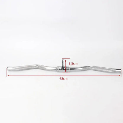 Gym Home Equipment Accessories Lat Pull Down Bar， Chrome-plated Surface Anti-rust High Load-bearing Fitness Tricep Rope Training