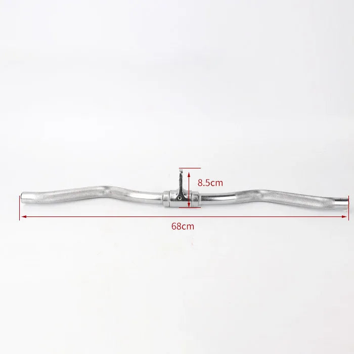 Gym Home Equipment Accessories Lat Pull Down Bar， Chrome-plated Surface Anti-rust High Load-bearing Fitness Tricep Rope Training