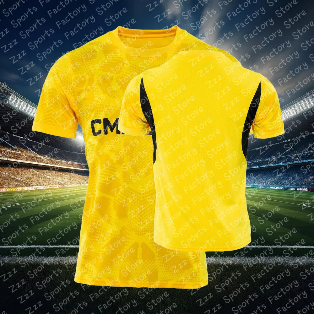 Kids Summer Soccer Training Clothing New Arrival Ligue 1 Olympique Marseille Home/Away Football Jersey Men's Oversized T Shirt