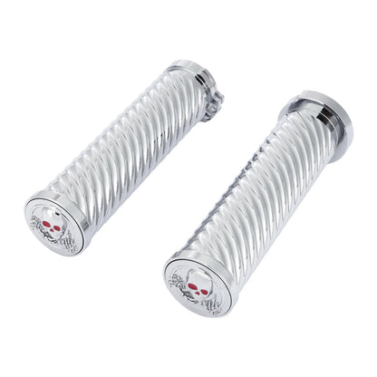 1" 25mm Hand Grips Motorcycle Handlebar Grips For Harley Touring Street Electra Road Glide Dyna Softail Sportster XL 883 1200