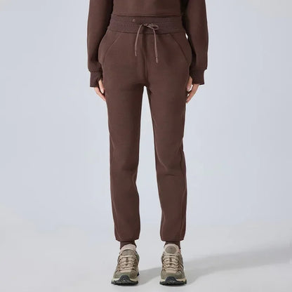 2025 Scuba Women's High Waist Sweatpants Yoga Clothing Autumn and Winter Women Fitness Exercise Cotton Blend Jogger Sweatpants