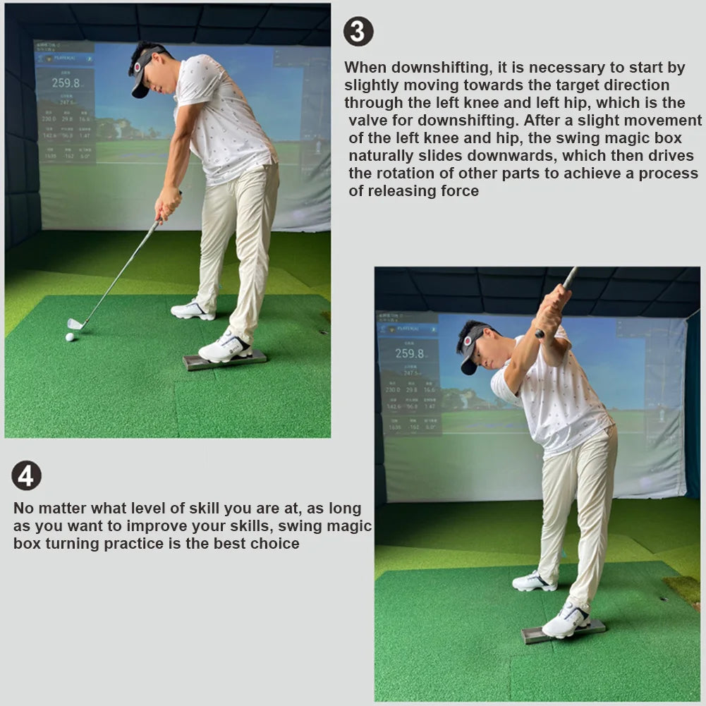 Portable Golf Swing Posture Assist Pedal