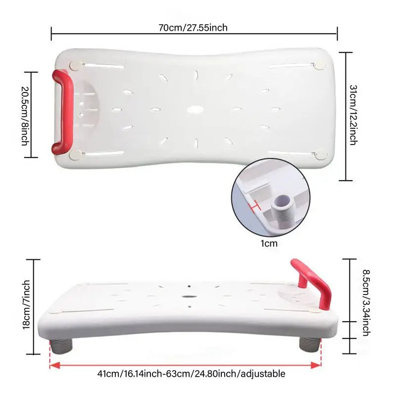 Bathtub Bench With Handle Bathtub Shower Board Seats Large Load Bearing Bathtub Shower Board For The Elderly Disabled People