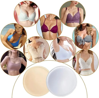 2-20pcs Soft Bra Pads Inserts Removable Bra Pad for Women Breast Push Up Enhancer Bra Pad Sport Bras Cups Insert Bikini Swimsuit
