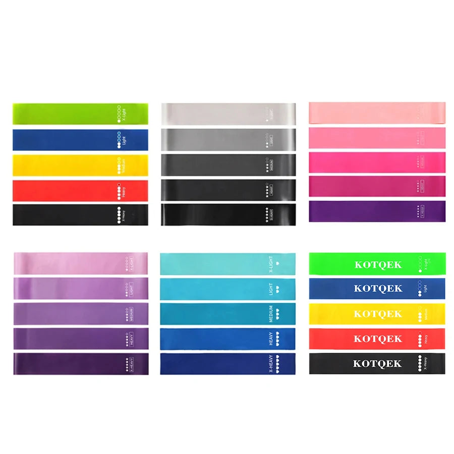 Fitness Elastic Resistance Bands Home Pilates Yoga Sport Resistance Bands Stretching Training Crossfit Workout Gym Equipment