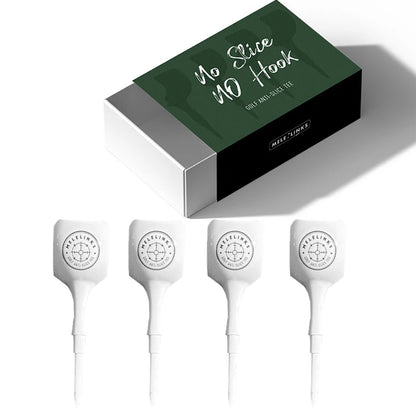 1 Box 4 Pcs Golf Tees 30.5*100 mm Reduces Friction Side Spin Step Down Plastic Petal Type Adjustable Tee Golf Accessories