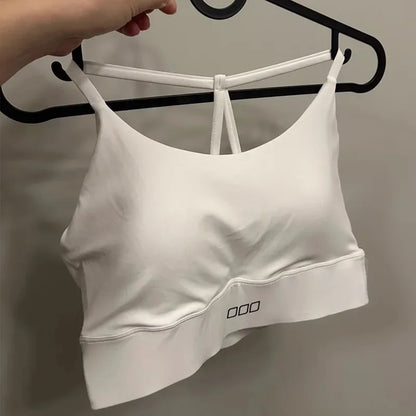 Sports Bra Women High Support Sports Top Push Up Yoga Bra Gym Workout Crop Top Fitness Underwear Running Brassiere Sportswear