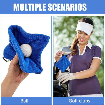 Golf Ball Cleaning Towels For Cleaning Cloths Wiping Golf Clubs Outdoor Cleaning Towel Sports Towels Golf Supplies