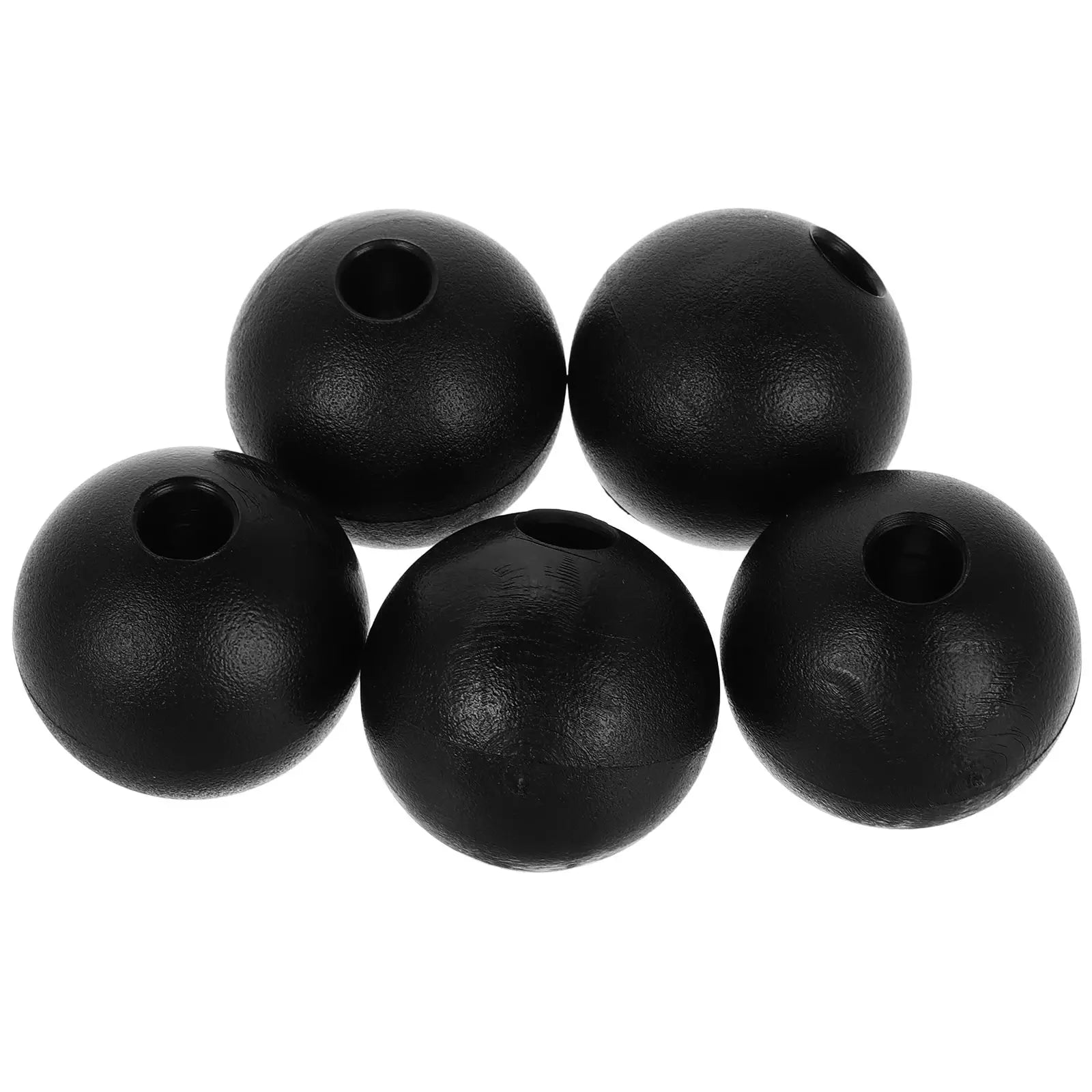5 Pcs Cable Ball Stoppers for Gym Equipment Home Gym Accessories Fitness Pulley Attachment Black Color Durable Nylon