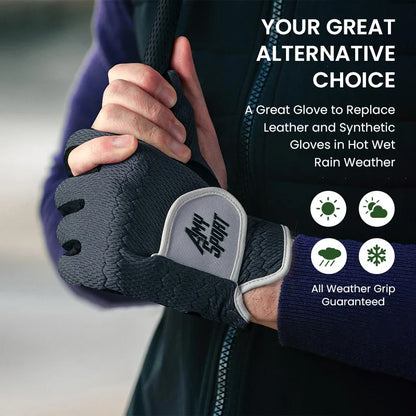 Golf Gloves Men Left Right Hand Rain Grip Hot Wet Weather Value 3/6 Pack, Men‘s Golf Glove All Weather Grip in S M M/L L XL