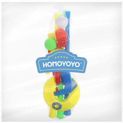 Mini Golf Set For Kids Golf Clubs Plastic Kids Golf Toy Set Balls Practice Holes Flags Stakes Children Educational Toys Golf