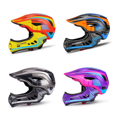 ROCKBROS Child Bicycle Helmet MTB Security Impact Resistant Cycling Helmet Teenagers Sports Safety Protection Helmet Scooter