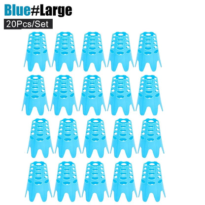 Plastic Golf Tees,20Pcs Golf Simulator Tees for Outdoor Indoor Golf Tees Simulator Practice Training,Golf Mat Tees for Turf