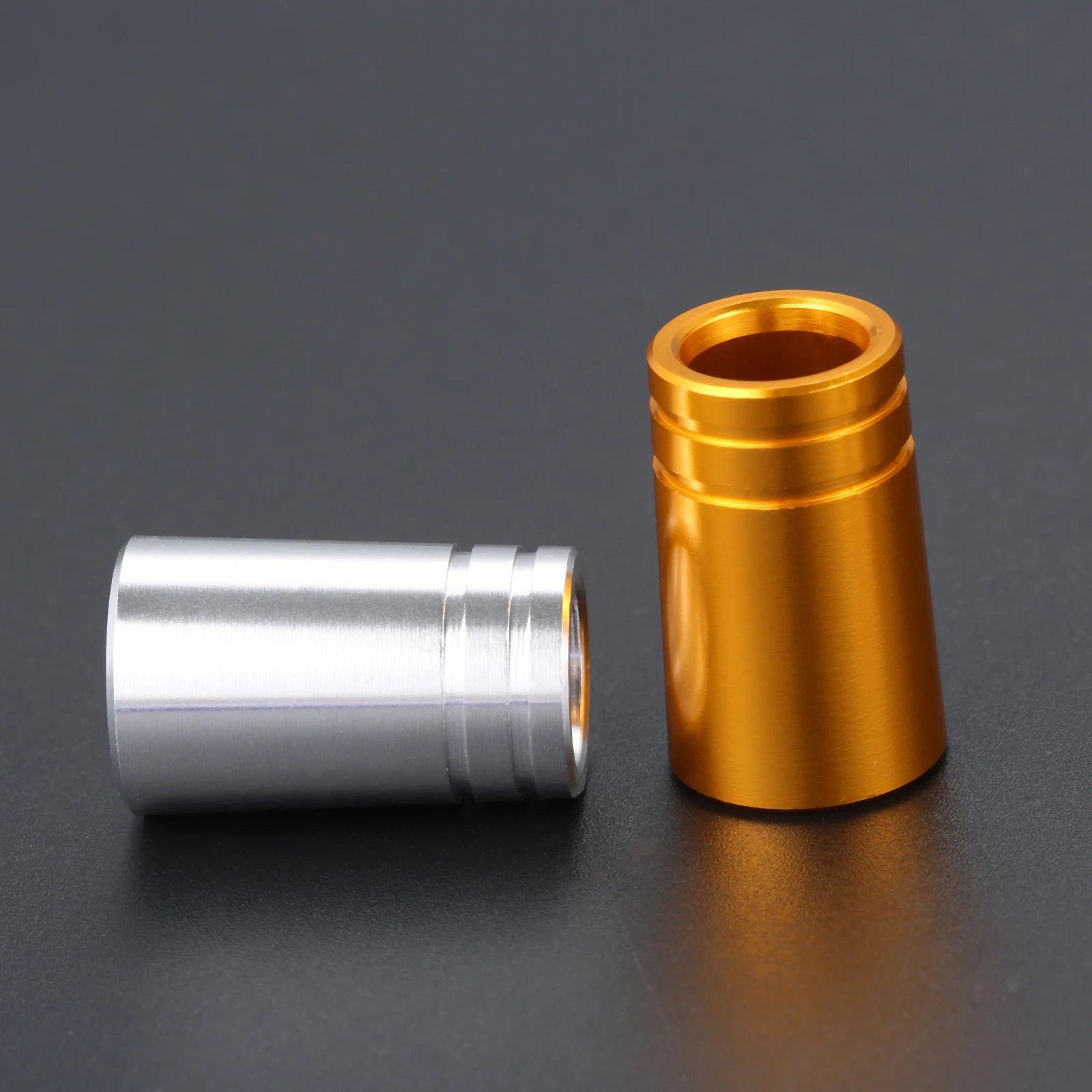 10Pcs Aluminum Alloy Golf Ferrules for 0.335,0.350,0.370 Tip Irons Shaft Adapter Sleeve Ferrules Club Shaft Ball Connection Ring