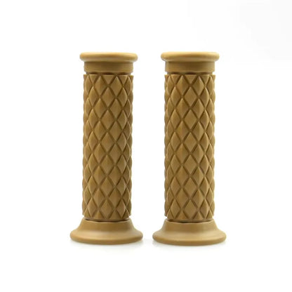 Universal 7/8" 22mm 24mm Retro Motorcycle Hand Grips Non-slip Rubber Handlebar Grips for Moto Scooter Motocross Motorbike Grips