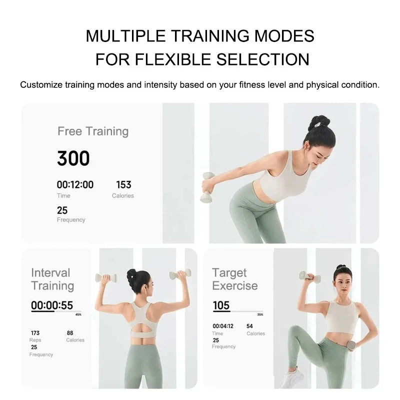 Xiaomi Mijia Smart Dumbbells Men and Women Home Fitness Muscle Shaping Arm Light Weight LED Display Suitable For Mi Home APP