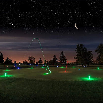 5Pcs LED Light up Golf Balls, Glow in The Dark Night Golf Balls - Multi Colors of Blue, Orange, Red, White, Green, Pink