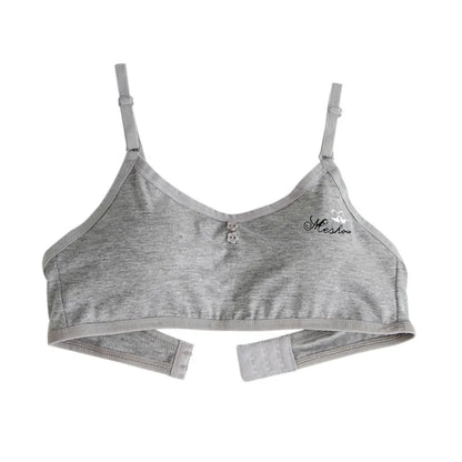 12-18Years Girls Bra Breathable Teenager Bras for Kids Adolescente Lingerie Solid Color Teen Vest Children Tops Underwear
