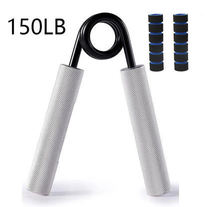 Aluminum Alloy Hand Gripper Spring Steel Sponge Sleeve Home Gym Fitness Equipment Men Arm Finger Strength Training Workout
