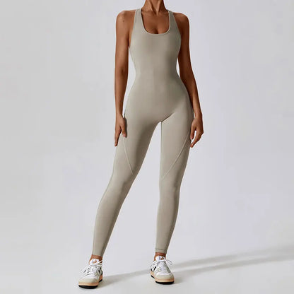 New Activewear Gym Clothing Set Yoga Wear Pilates Workout Clothes for Women Outfit Push-up Yoga Jumpsuit Fitness Sports Overalls