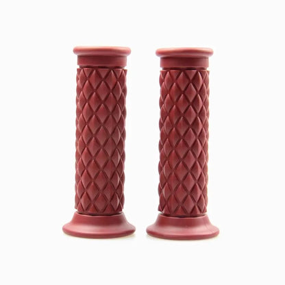 Universal 7/8" 22mm 24mm Retro Motorcycle Hand Grips Non-slip Rubber Handlebar Grips for Moto Scooter Motocross Motorbike Grips