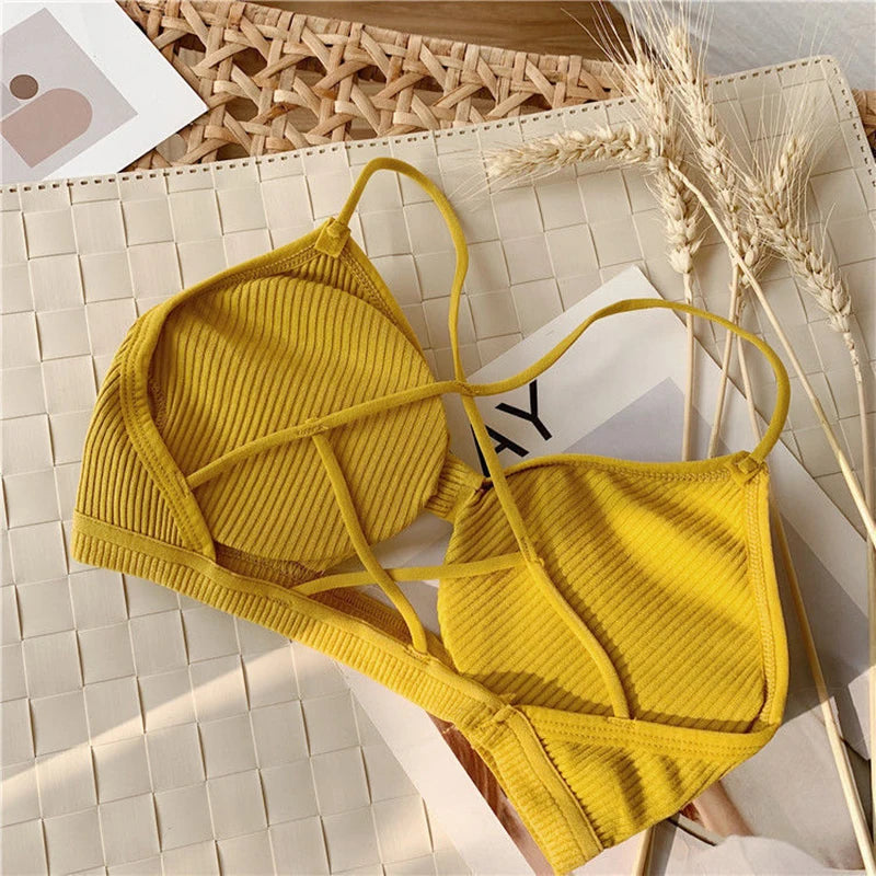 Women Cross Strap Sports Bra Push Up Top Women Yoga Gym Crop Tops Brassiere Femme Fitness Tops Sport Bh Breathable Bras Camisole