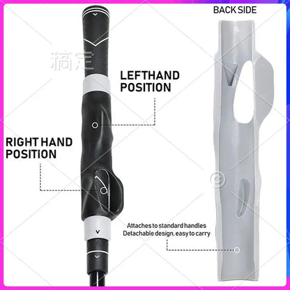 AUU-Golf Grip Training Aid Golf Club Handle For Swing Grip Trainer Left Right Hand Practice Aid
