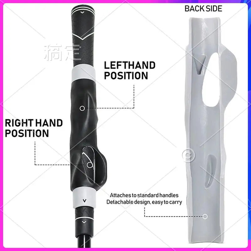 AUU-Golf Grip Training Aid Golf Club Handle For Swing Grip Trainer Left Right Hand Practice Aid