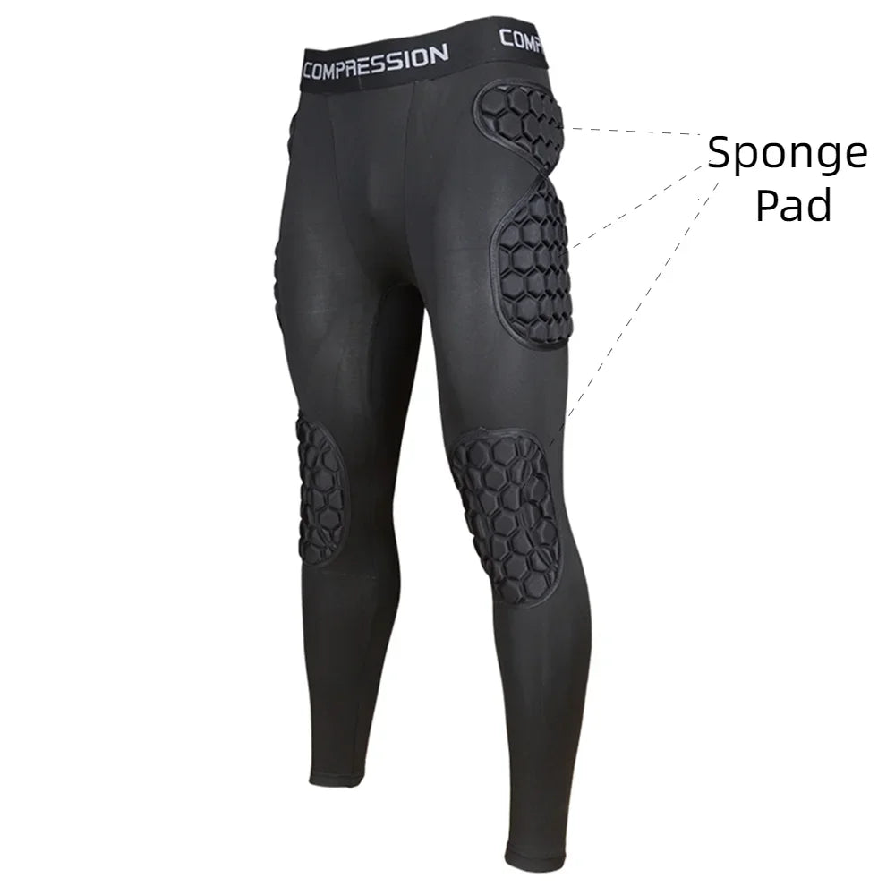 New Football Soccer Goalkeeper Training Pants Goalie Jerseys Kit Clothing Knee Elbow Padded All-round Alveolate Protector Gear