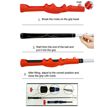 1Pcs Golf Club Grip Swing Grip Trainer Teaching Practice Aid Training Grip Golf Hand Position Training Tool for Man Woman Kids