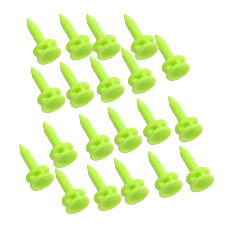 50 Pcs/Pack Professional Golf Tees 25mm-51mm Castle Orange Golfer Accessory Plastic golf tees perfect for Teeing the ball