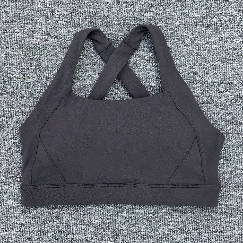 Women Cross Strap Sports Bra Top Women Push Up Sport Bra Yoga Gym Crop Top Brassiere Fitness Top Sport Bra Breathable Bras