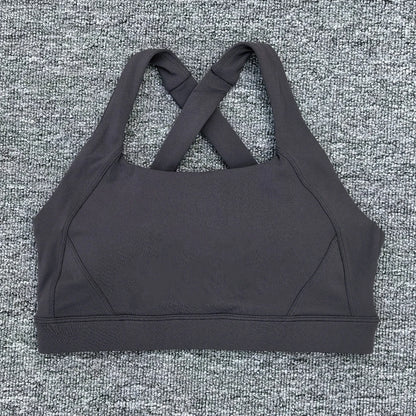 Women Cross Strap Sports Bra Top Women Push Up Sport Bra Yoga Gym Crop Top Brassiere Fitness Top Sport Bra Breathable Bras