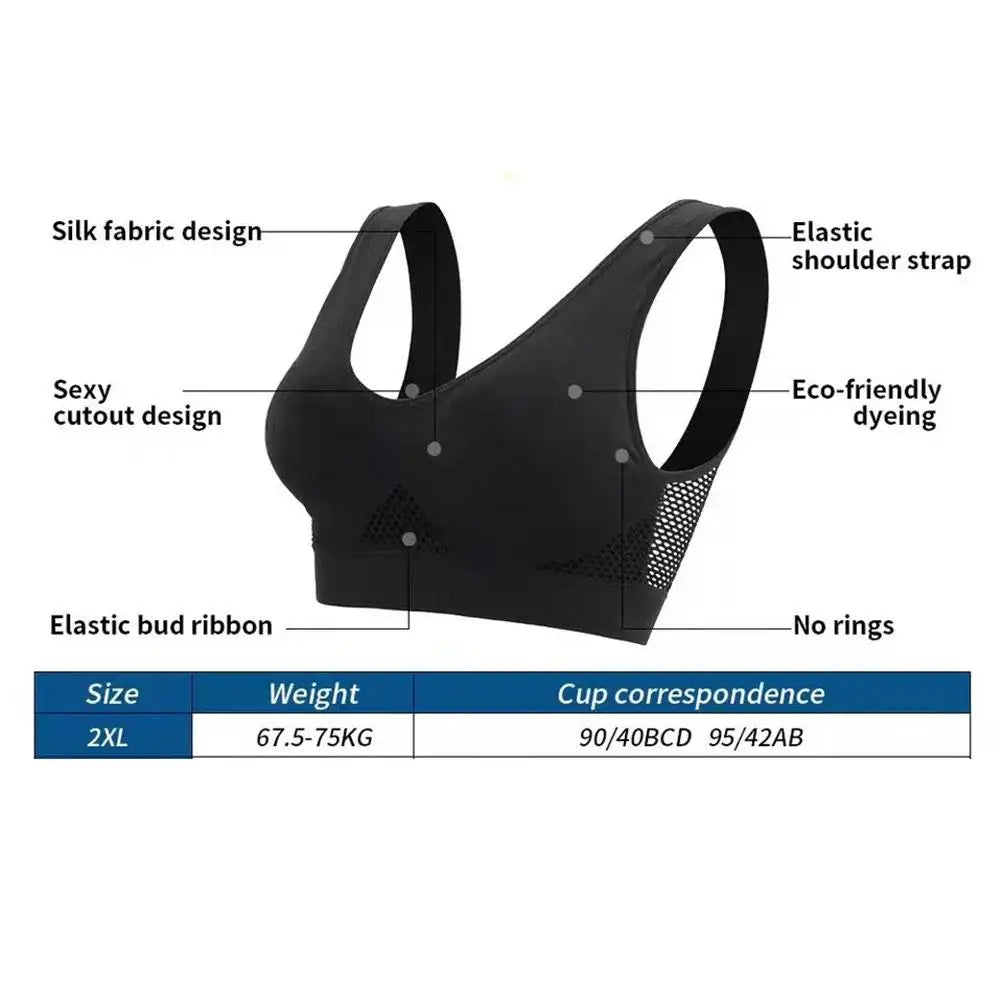 Fitness Sports Bra Women Sport Yoga Bra Running Vest Gym Workout Underwear Padded Crop Tops Female Sportswear Brassiere Push Up