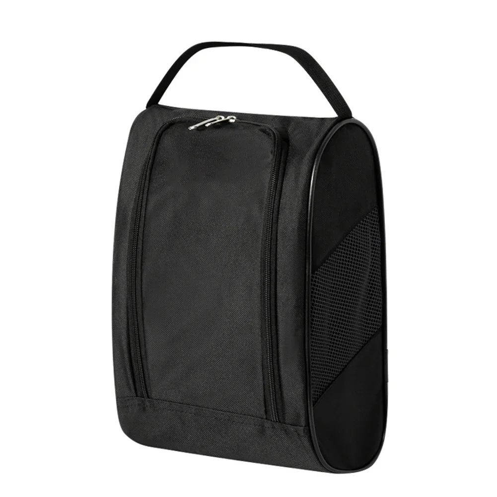 New Portable Mini Golf Shoe Bag Nylon Shoe Carrier Bags Zipper Golfball Holder Breathable Pouch Pack Tee Bag Sport Accessories