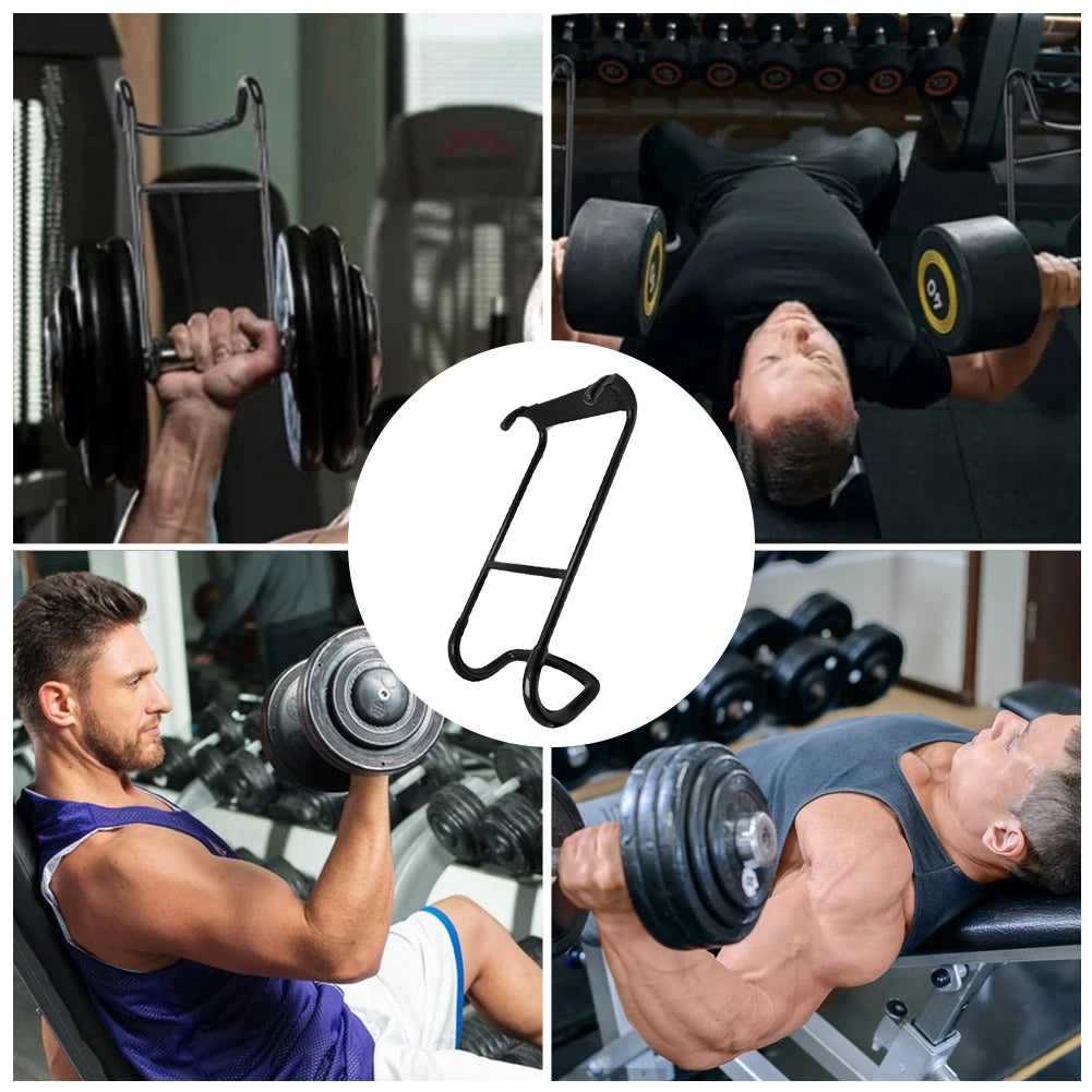 Dumbbell Spotter Hooks Hangers Hold Up 225LB Heavy Duty Dumbbell Hooks Heavy Power Dumbbells Rack Attachments for Chest Workout