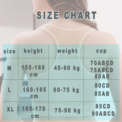 Sports Bra for Women, Back Padded Strappy Sports Bras Medium Support Yoga Bra with Fixed Cups