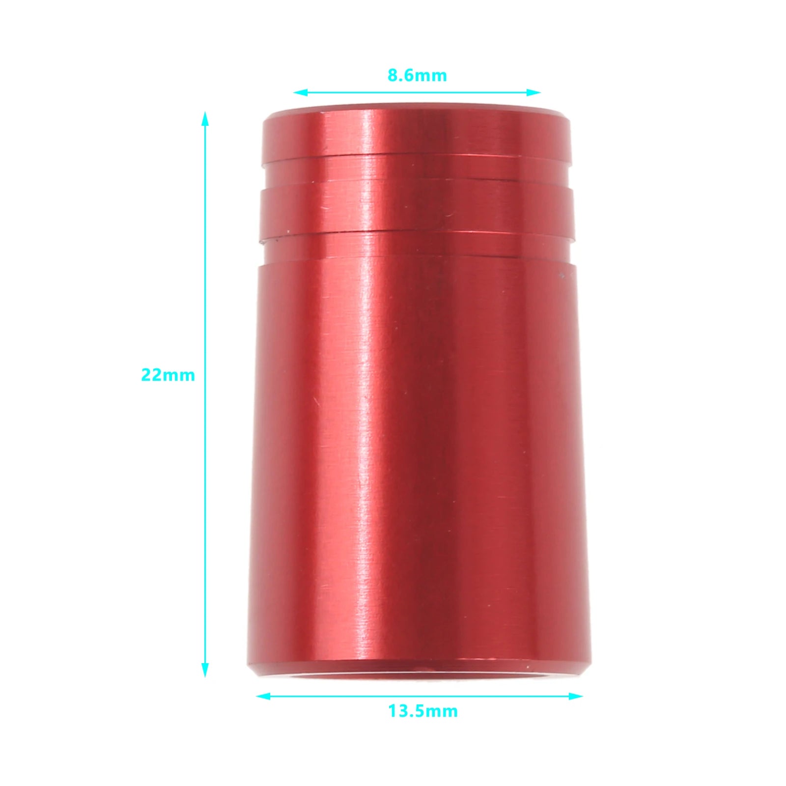 10Pcs Aluminum Alloy Golf Ferrules for 0.335,0.350,0.370 Tip Irons Shaft Adapter Sleeve Ferrules Club Shaft Ball Connection Ring
