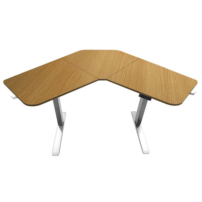 Height-adjustable Desk L Shaped Electric Standing Desk for Study Esports StandUp Corner Computer Desk Home Office Sit Stand Desk