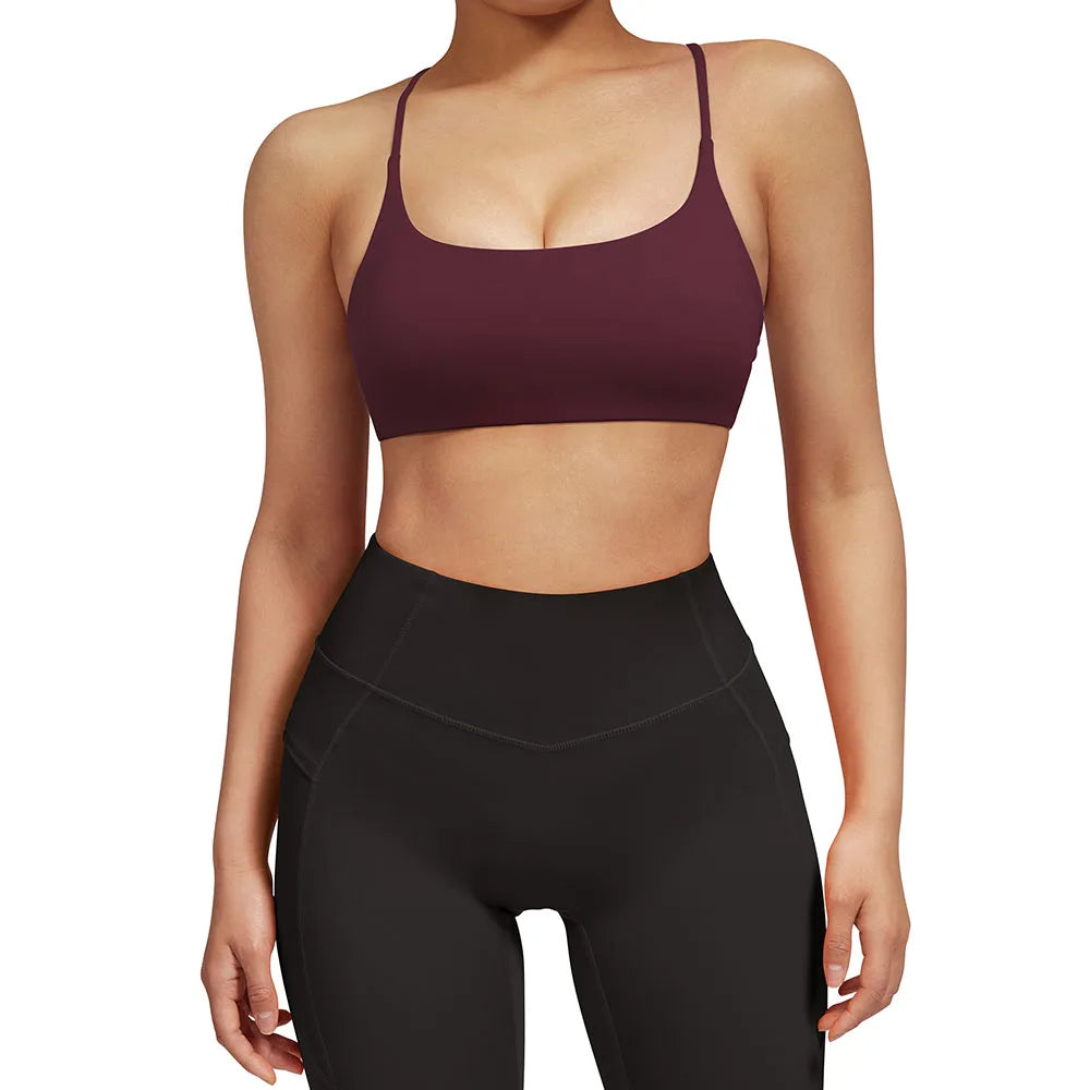 Fitness Sport Top Bras Yoga Bra Female Women Sportswear Female Underwear Running Push Up Sports Bra Crop Gym Top for Fitness