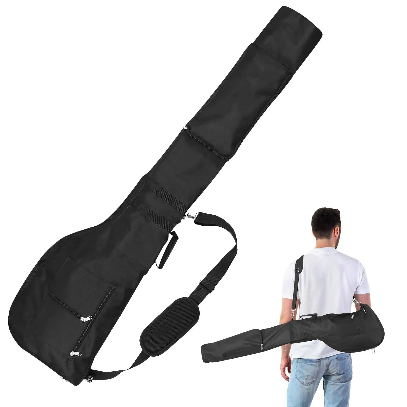 Golf Club Carry Bag Soft Professional Waterproof Storage Portable Golf Bag for Practicing Course Gift Driving Range Training